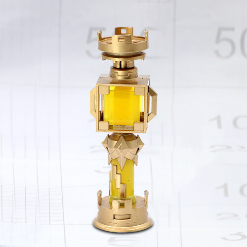 Μεταλλικό Γλυπτό με Βραβείο Τρόπαιο Knock-to-Light 10.7x3.5εκ. 1
