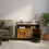 Cat Litter Tray Cabinet with Storage and Litter Mat 2