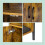 Cat Litter Tray Cabinet with Storage and Litter Mat 6