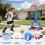 Le but de basket-ball modifiable transportable badine 2