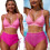 Pack of 2pcs Elastic Soft Fabric Tankini Set for Quick-brown M 4