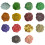 50pcs Artificial Eucalyptus Leaves7cm Silk & Plastic 6