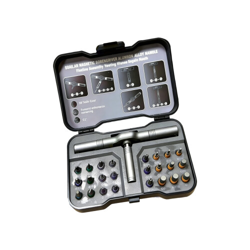 Professional Metal Turning Screwdriver Kit Includes 24 Various