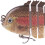 Künstliche 3D-Angelköder, Segment-Swimbait, mehrere-9 5