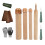 9pcs Survival Tool Flints Set Bushcrafts Camping Needs 1