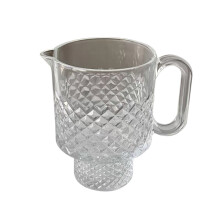 Tazza in vetro trasparente resistente da 650 ml