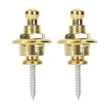 Paquet de 2 broches de guitare, ensemble d'accessoires de-M doré