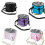 Cup Storage Holder With Front Pocket 4 Compartment Drink-Purple 3