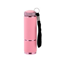 9-LED Mini Flashlight Aluminum Alloy Waterproof Outdoor
