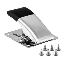 Fish Tail Clamps With Spring For Firmly Grip During Fish-Black