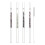 Crystal Glass Drinking Straws23cm Multicolour Set of4 1
