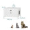 Cat Cabinet with Litter Tray Storage and Ventilation 4