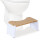 Folding Bamboo Toilet Stool - Non-Slip, Space-Saving 1