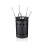 Fireplace Tool Set with Holder - Wrought Iron, 5-Piece 1