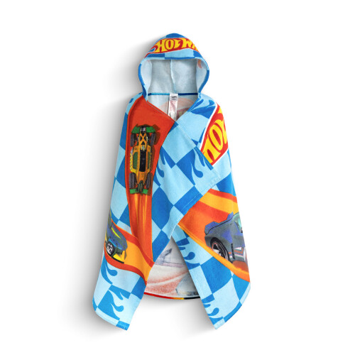 Hot Wheels Hot Wheels Poncho Towel (Boys Blue)
