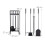 Fireplace Tool Set, 5-Piece Iron Accessories 4