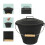 Ash Bin with Brush and Shovel - Iron, Black 2