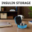 Blue Diabetic Insulin Travel Case with 9 Slots Shockproof Design 4