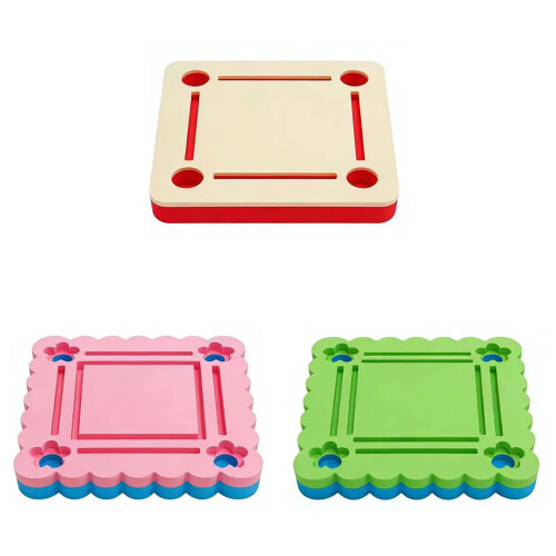 Practical Waterproof Mahjong Game Table EVA Foam-Pink 1