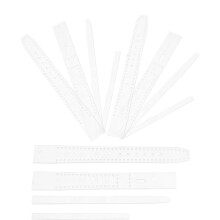 3Stk Präzise Acryl Uhrbandschablone, Transparent Für DIY Lederuhren
