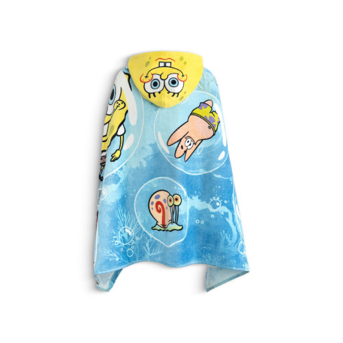 SpongeBob SquarePants SpongeBob SquarePants Poncho Towel (Boys Blue) 1