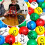 75lots Numbered Balls Digital Interesting Game Balls Funny 2