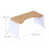 Folding Bamboo Toilet Stool - Non-Slip, Space-Saving 4