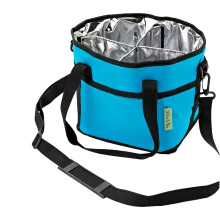 Spill Proof Beverage Holder Organizer For Cars With Top-Blue