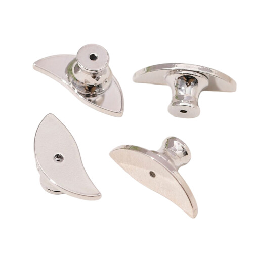 Pack of 4 Earring Backs Ear Jewelry Replacement Moon-White