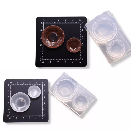 Flexible Resin Mold Pendant Molds Plate/Bowl Shape-Section B 2