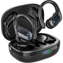 Wireless Earbuds, Sports Bluetooth Headphones, 80Hrs Playtime Ear Buds with LED Power Display