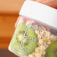Cana pentru salată proaspătă cu suport pentru băuturi și dressing, 360/560/760 ml