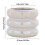 Ceramic Donut Vase13.5cm – White Black Grey Blue Pink 2