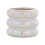 Ceramic Donut Vase13.5cm – White Black Grey Blue Pink 3