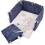 BIMBI CASUAL CO-SLEEPING Baby Bed - White/Blue 3