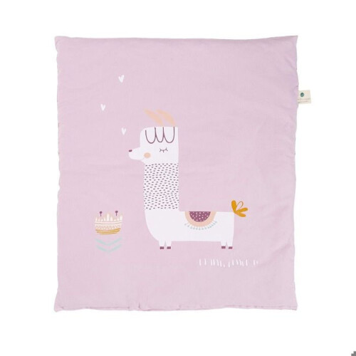 Cama de bebê BIMBI CASUAL COLECHO LLAMA - Madeira e Algodão 2