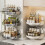 Efficient Suction Cup Rotating Organizers Tray For Kitchen-2 7