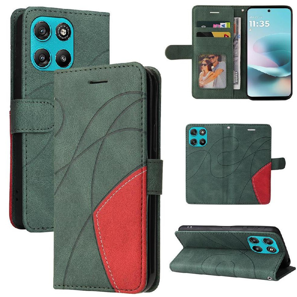 Flip Case For Motorola Moto G67 Power 5G Kickstand Protective Leather Wallet With Card Slot Stand Flip Folio Book Stitching Color 764563806270