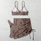 Damen-Bikini-Set, 3-teiliger Badeanzug mit Überrock,-Orange L 3