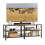 TV Stand with 4 Compartments, Industrial Design 1