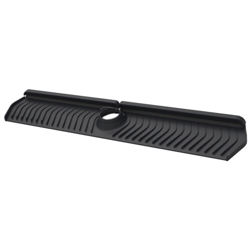 Scrubbable Rubberized Faucet Leak Prevention Pad Reduces-Black