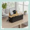 Bamboo Cable Organizer Box with Phone & Tablet Holders 3