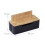 Bamboo Cable Organizer Box with Phone & Tablet Holders 4