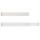 Adjustable Bamboo Drawer Organizer, White, 4-Pack 5