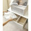 Adjustable Bamboo Drawer Organizer, White, 4-Pack 10