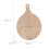Bamboo Pizza Boards Set, 2-Piece with Grooves 4