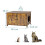 Cat Cabinet with Litter Tray Hideaway and Ventilation 3