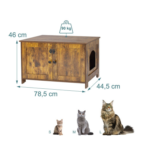 Cat Cabinet with Litter Tray Hideaway and Ventilation 2