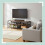 TV Stand with 4 Compartments, Industrial Design 2