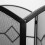 Iron Fireplace Screen, 3-Piece with Door 6
